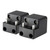 PTM Watersports Board Rack Mount Pair with 4-Bolt Black Finish - Model P13168-1400TEBBK