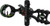 Axcel Landslyde Carbon Pro Hunting Sight with Metal Sight Tapes, Model ALND-C119-3GB