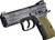 CZ Custom Shadow 2 Compact 9mm Pistol with OD Green Aluminum Grips CZ Custom Shadow 2 Compact 9mm Pistol with OD Green Aluminum Grips