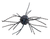 Strike King Tumbleweed Floating Soft Plastic Bait, Black Blue Flake, 4-Pack, TWFL-2 Strike King Tumbleweed Floating Soft Plastic Bait, Black Blue Flake, 4-Pack, TWFL-2