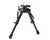 Caldwell BIPOD XLA HD TAC 6-9" - Aluminum Black Tactical Bipod with ARCA/PIC Mount