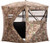 Rhino Ground Blind RB24 Pro – Realtree Edge, 3-Person Hub Style with 270° See-Through Windows