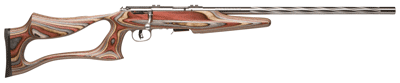 Savage Mark II-BSEV .22 Long Rifle Sporting Rifle with Medium Profile Spiral-Fluted Barrel and Bi-Tone Laminate Stock