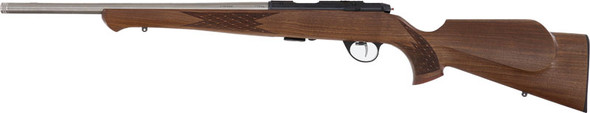 Anschutz A015808 22 Long Rifle Bolt-Action Sporting Rifle with Walnut Stock and Stainless Finish