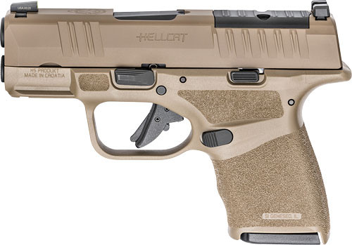 Springfield Armory Hellcat OSP 9mm Semi-Auto Pistol with 3-inch Barrel and Flat Dark Earth Finish