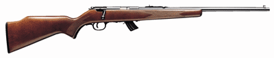 Savage Mark II-G .22LR Bolt-Action Sporting Rifle with Hardwood Stock and Detachable Magazine