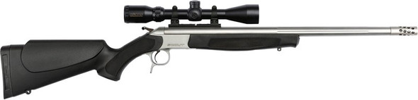 CVA Scout TD .450 Bushmaster Sporting Rifle with 25-Inch Stainless Steel Barrel and Scope