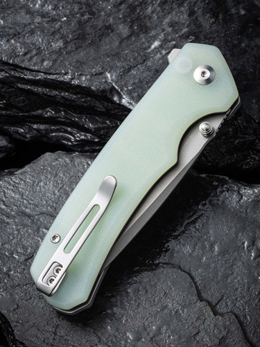 Civivi Brazen 3.46-Inch Carbon Steel Folding Knife with G-10 Handle, Green