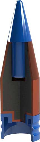 CVA PowerBelt Bullets ELR .40 Diameter, 225 Grains, AeroTip Style - Part Number AC1300AT