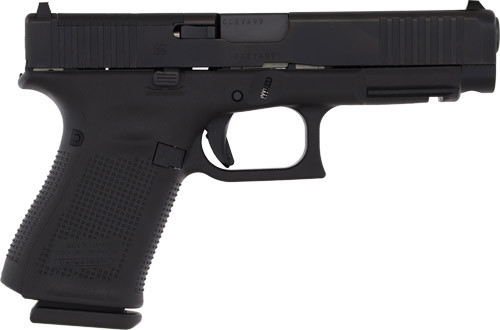 Glock G49 MOS 9mm Gen 5 FS Pistol with 3 Magazines - Black Polymer Frame and Slide