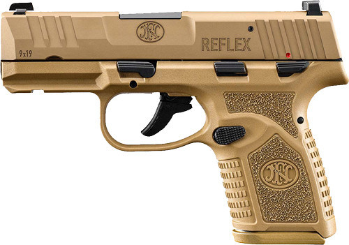 FN America Reflex 9mm Luger Semi-Auto Pistol with Flat Dark Earth Finish and Two Magazines 66101421