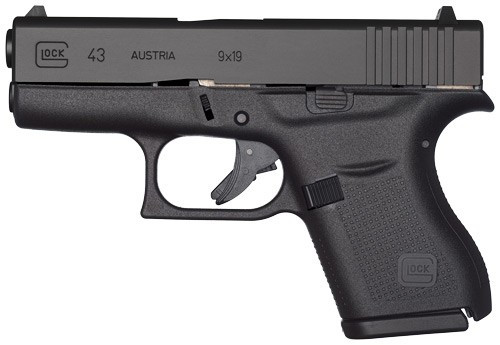 Glock G43 9mm Luger Subcompact Handgun with 6-Round Capacity