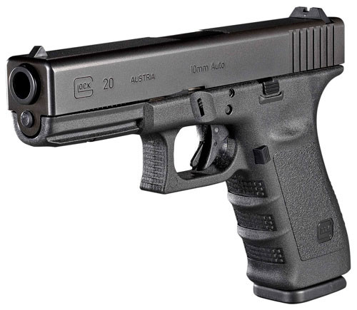 Glock 20SF 10mm Auto Semi-Auto Handgun with 4.6-Inch Barrel and 10-Round Magazines