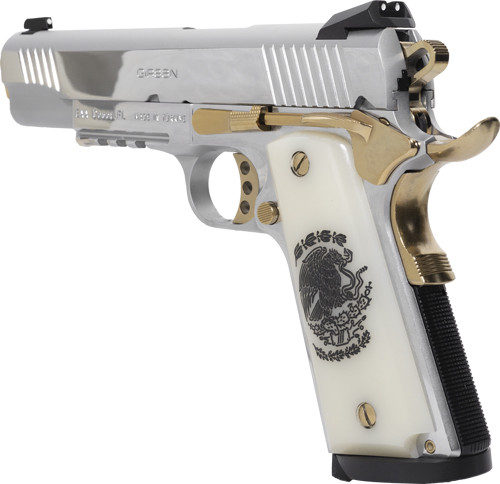 Girsan MC1911S Liberadore II 9mm Luger Semi-Auto Pistol with Chrome Finish