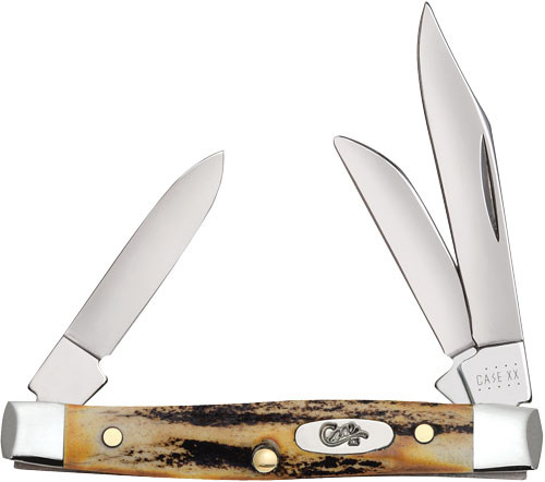 Case Knives Genuine Stag Small Stockman with 2-Inch Stainless Steel Blade