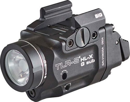 Streamlight TLR-8 HL-X Sub USB Tactical Flashlight with Integral Laser and Universal Rail Mount
