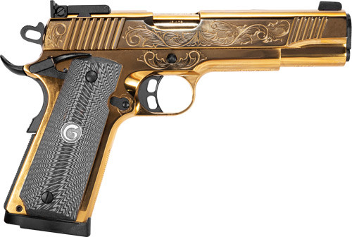 Girsan MC1911 Match Gov't .45 ACP Semi-Auto Pistol with Gold Finish and G10 Grip