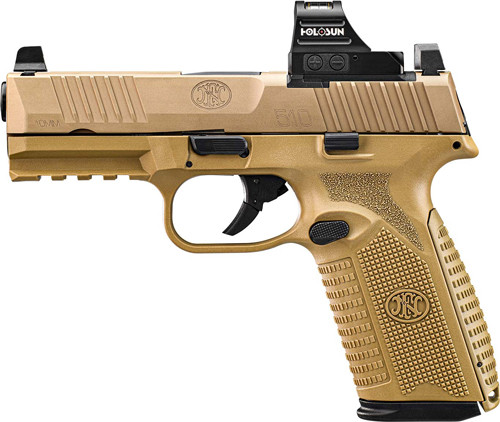 FN America FN 545 MRD 45 ACP Pistol with Holosun 407C in Flat Dark Earth