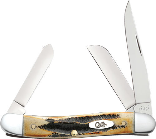 Case Knives 6.5-inch Bone Stag Stockman Pocket Knife – Stainless Steel Blade with Bone Handle