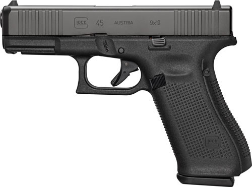 Glock G45 9mm Luger Semi-Auto Pistol with Fixed Sights and Polymer Frame