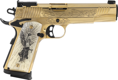 Girsan MC1911 Deluxe Gold Government Model Semi-Auto Handgun in 38 Super