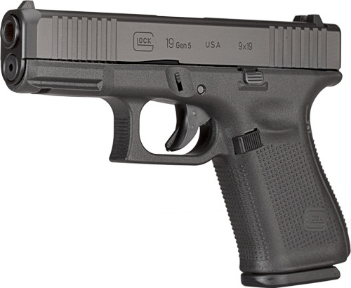 Glock G19 Gen5 9mm Luger Semi-Auto Handgun with 3 Magazines and Fixed Sights