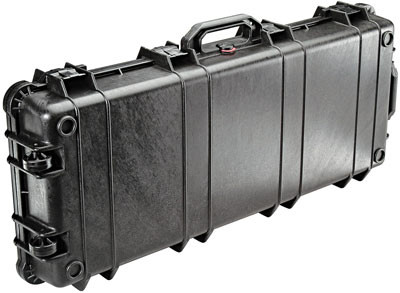 Pelican 1700 Waterproof Long Gun Scoped Case with Wheels - Black