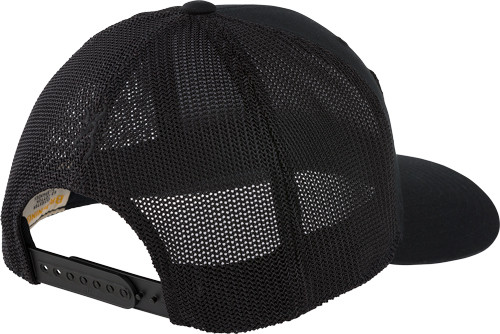 Browning Cap Butte 110 Mesh - Adjustable Waxed Cotton Headgear in Black
