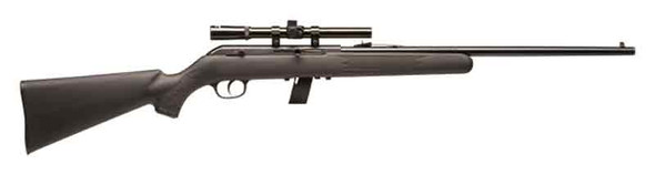 Savage 64FXP .22 Long Rifle Sporting Rifle with 21-Inch Barrel and Matte Black Synthetic Stock