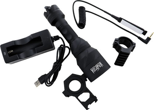 Predator Tactics PREDATOR TAC COYOTE REAPER - All Aluminum Construction Tactical Flashlight with 500-Yard Beam Throw