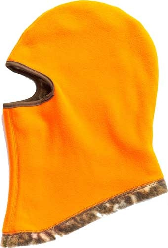Hot Shot HF-2 Wolf Fleece Headgear with Reversible Blaze Orange and Realtree Edge Pattern