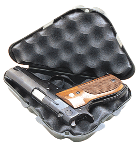 MTM Pistol Storage Case Small - Compact Handgun Safe for Subcompacts & Revolvers