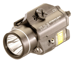 Streamlight TLR-2 Light and Laser Combo with Integrated Red Aiming Laser for Tactical Rifles and Pistols