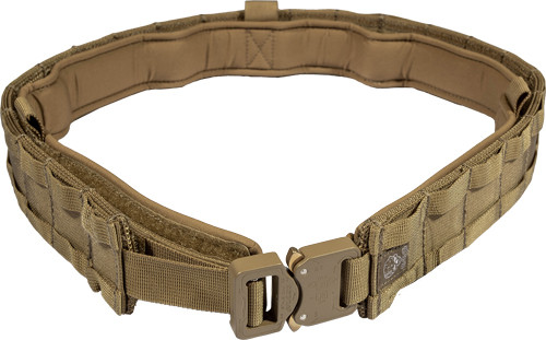 Grey Ghost Gear UGF Battle Belt in Coyote Brown, Medium - Durable Twill Construction with Two-Piece Platform