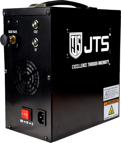 JTS Group JAC030 Portable Airgun Compressor - Oil-Less, Aluminum & Steel Construction, Black & Red