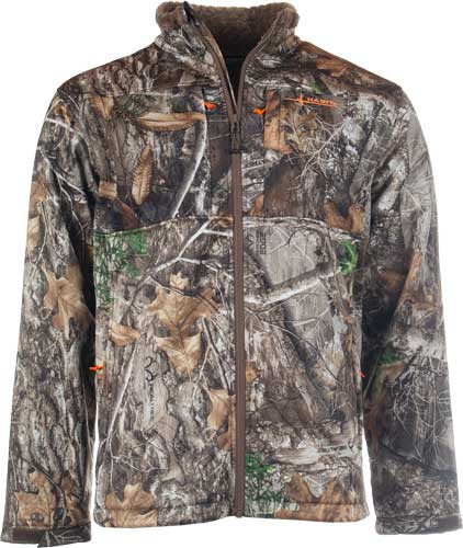 HABIT Early Dawn Sherpa Jacket - RealTree Edge, Large, Long Sleeve Performance Knit Shell