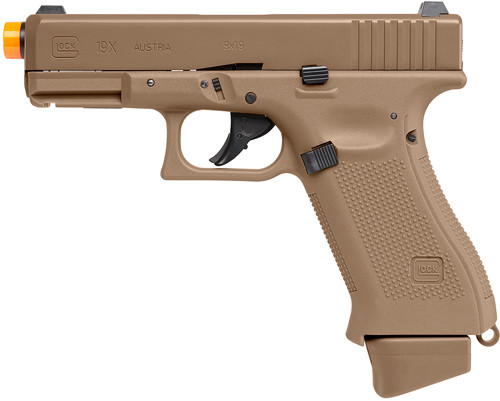 Umarex USA Glock 19X Gen5 6mm Airsoft Pistol with CO2 Power and 14-Round Magazine