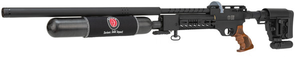 Hatsan Airguns Factor Sniper Long .25 Caliber Pellet Rifle with Thumbhole Stock and Quiet Energy