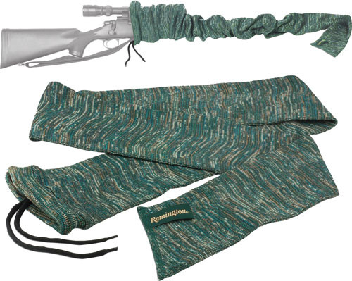 Remington 52-inch Green Rifle and Shotgun Sock with Silicone Treatment