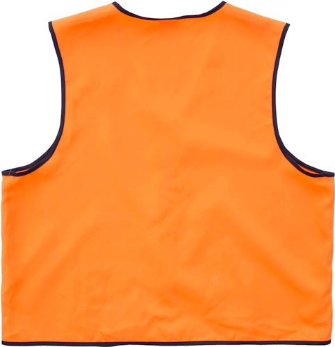 Allen Deluxe Hunting Vest in Blaze Orange, Medium – Durable Polyester with Zip Front Closure