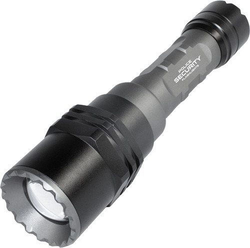 Police Security Flashlights PSF Long Throw Flashlight 700 - Rechargeable, Waterproof, Aircraft Aluminum Body