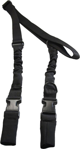 J&E Machine Tech TS-SL7B Heavy Duty Single Point Sling - Black Nylon Webbing for AR-15