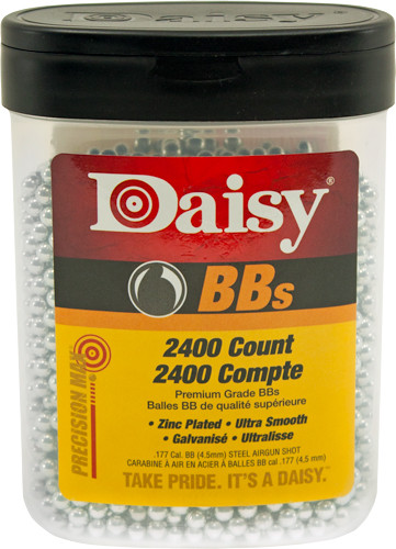 Daisy Max Speed BBs, 177 Caliber, 2400 Count - Sold by the Case