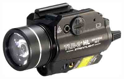 Streamlight TLR-2 HL LED Light with 1000 Lumens and Integral Laser for Handguns