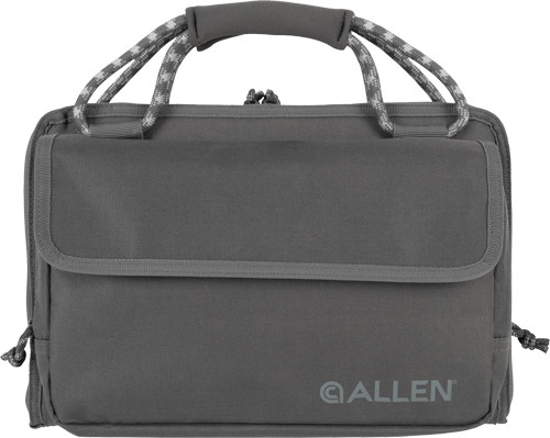 Allen Rollins Double Handgun Case - Grey Endura Nylon, Extra Large Storage