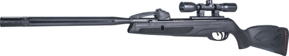 Gamo Swarm Whisper .177 Caliber Spring-Piston Air Rifle with 1300 FPS and 4x32 Optics