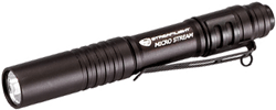 Streamlight MicroStream LED Flashlight with Aircraft-Grade Aluminum Body and IPX4 Waterproof Rating
