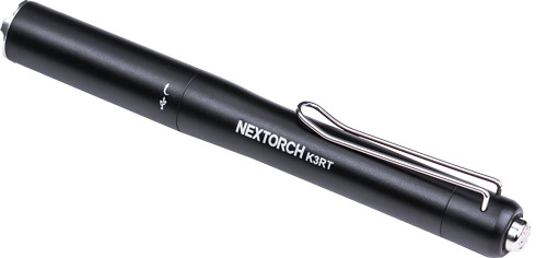 Nextorch K3RT Rechargeable Pen Light - Compact White LED Penlight for Professional Use