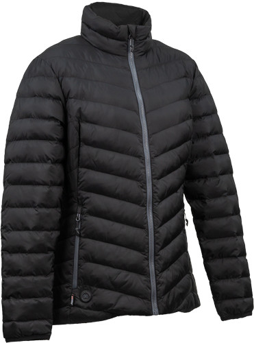 Mobile Warming Women's Xtera Casual Vest - Black, XX-Large with Battery and App Compatibility