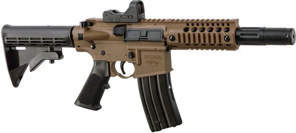 Crosman Bushmaster MPW CO2 Air Rifle with Red Dot Sight and Adjustable Stock